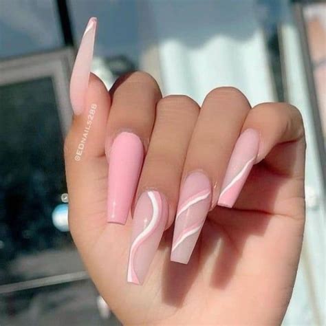 nude coffin|30 Best Coffin Acrylic Nail Design Ideas .